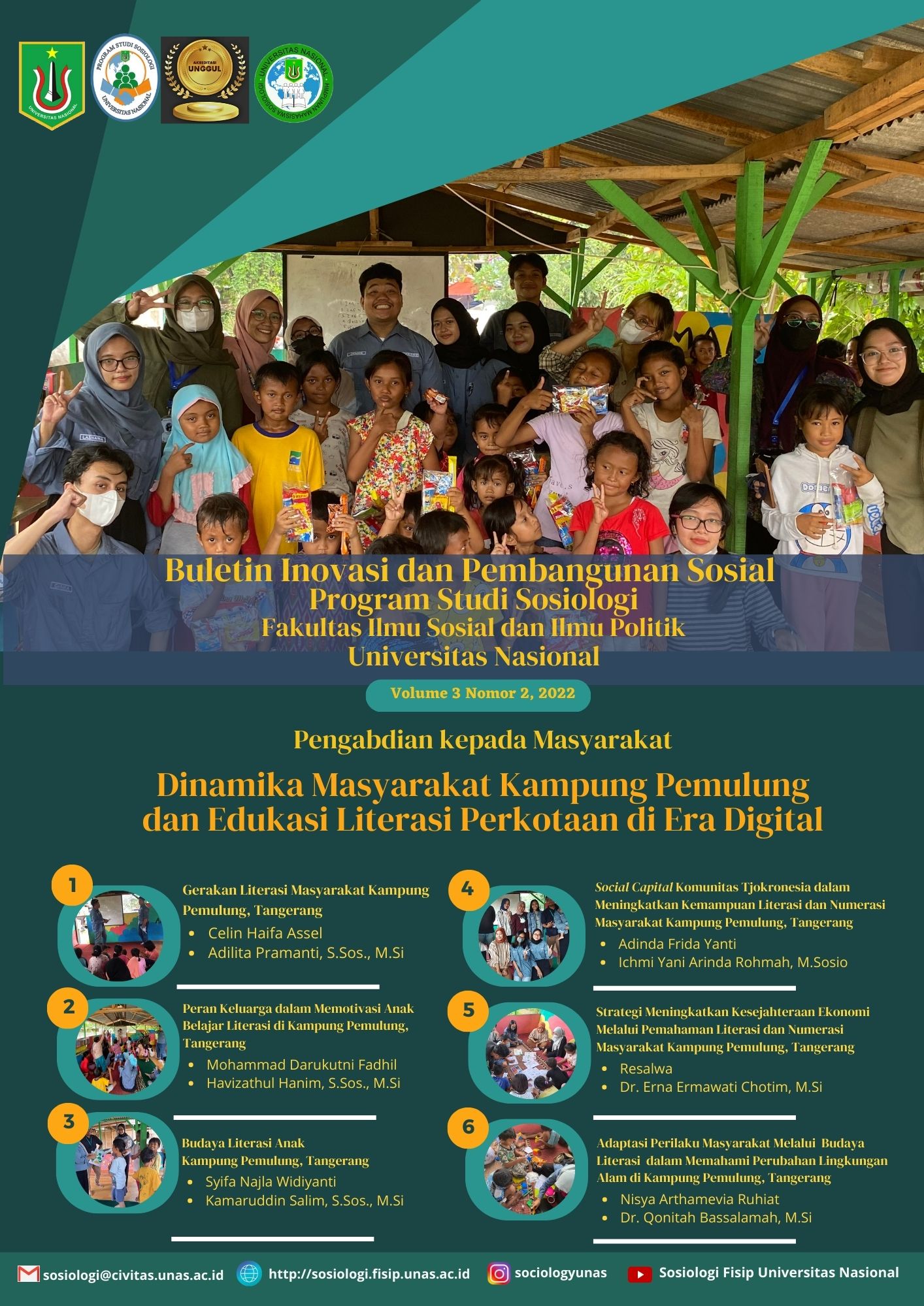 					View Vol. 3 No. 2 (2022): Dinamika Masyarakat Kampung Pemulung dan Edukasi Literasi Perkotaan di Era Digital
				